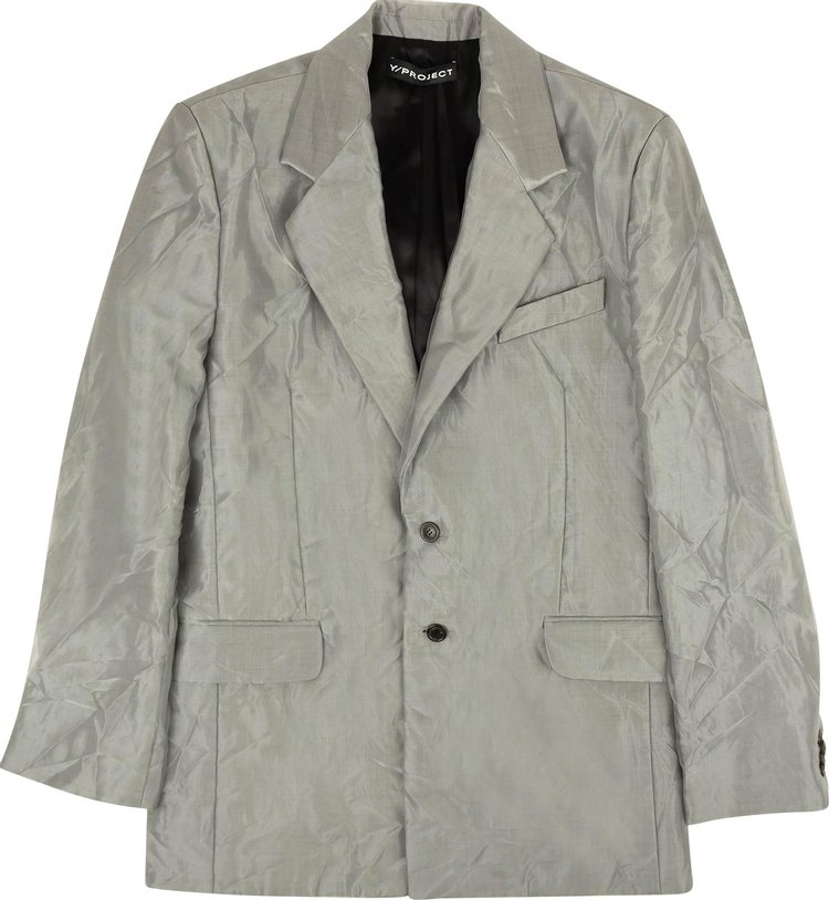 YProject Organza Layer Blazer Grey