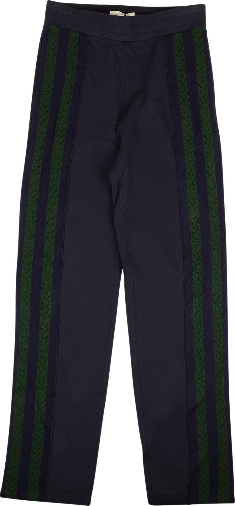 Wales Bonner Palms Crochet Stripe Trackpants 'Blue'