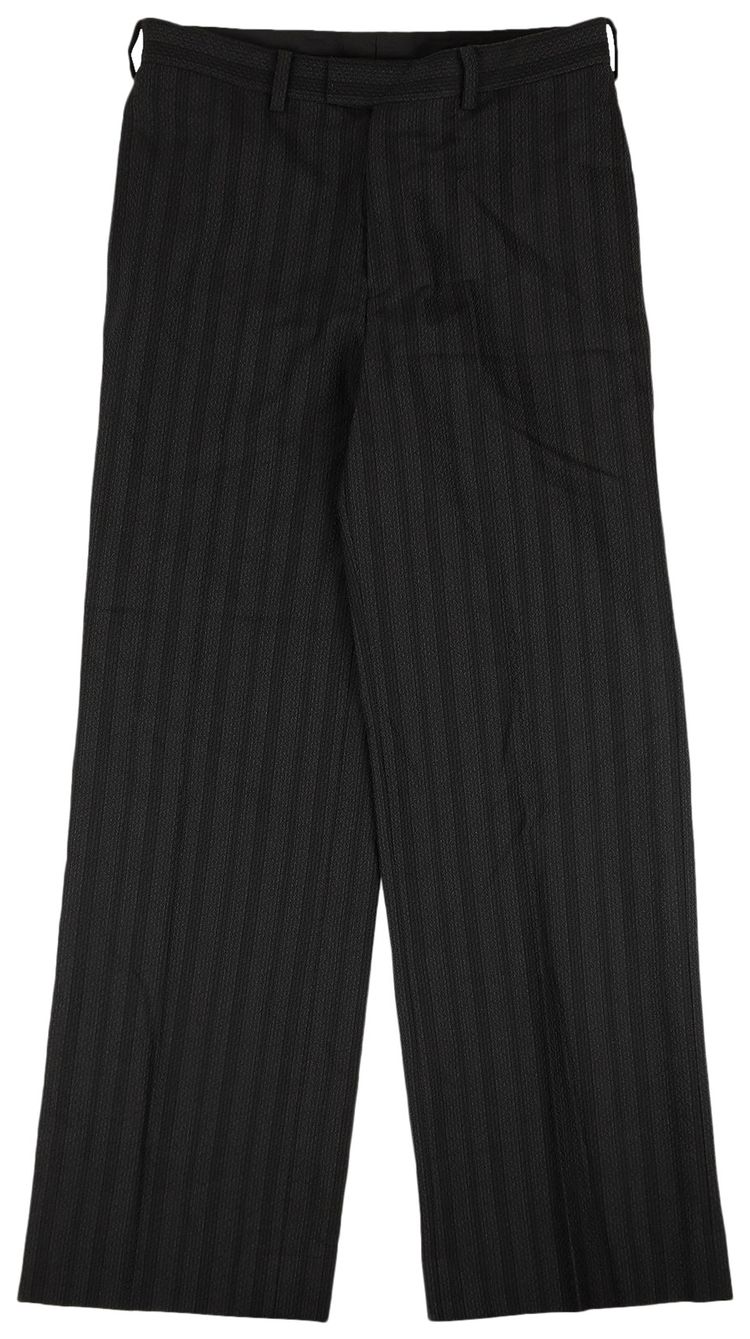 Undercover Pinstripe Straight Pants Black