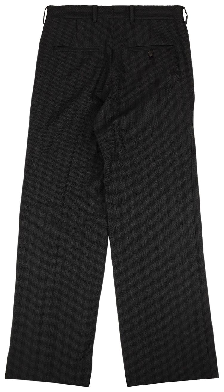 Undercover Pinstripe Straight Pants Black