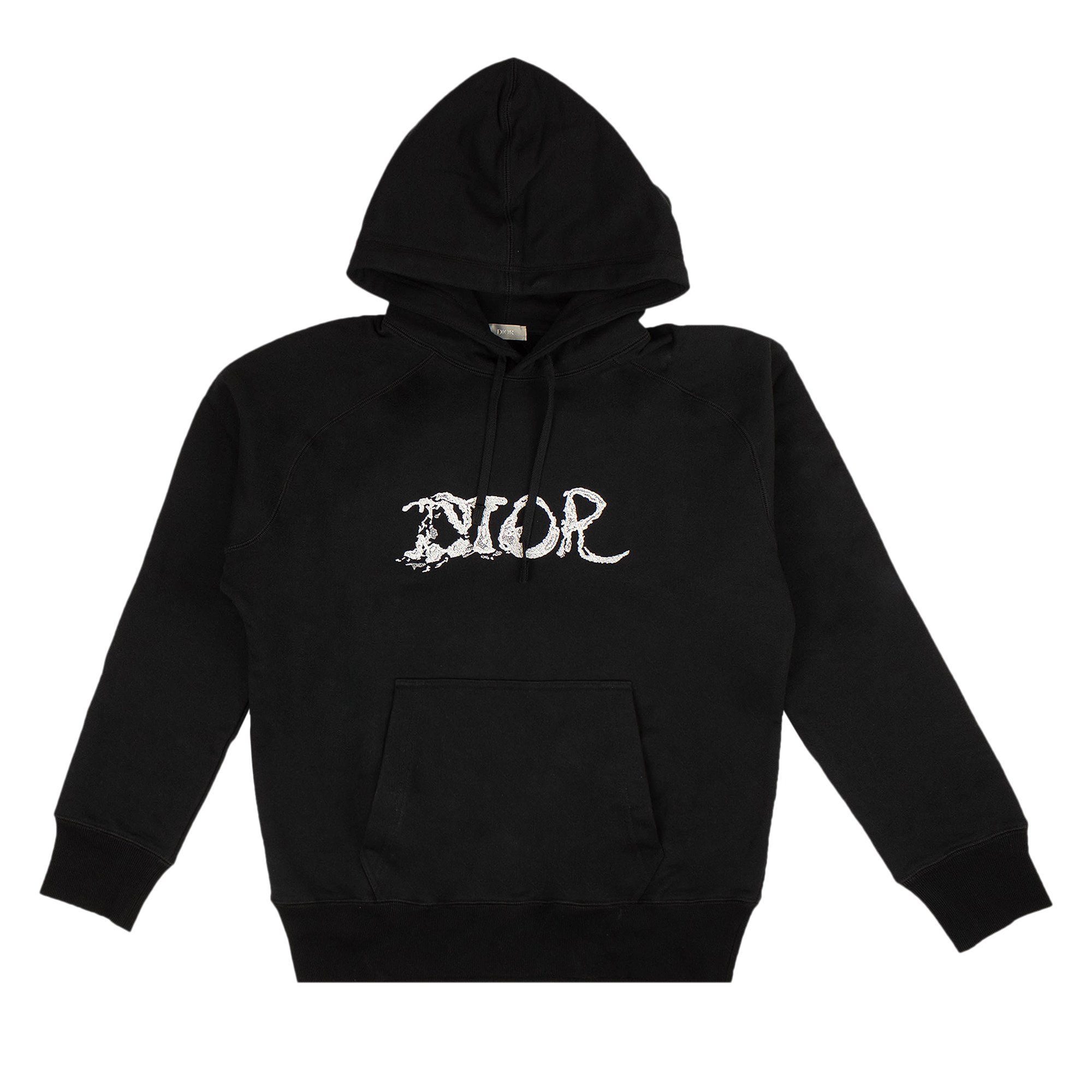 Buy Dior x Peter Doig Embroidered Logo Hooded Sweatshirt 'Black 