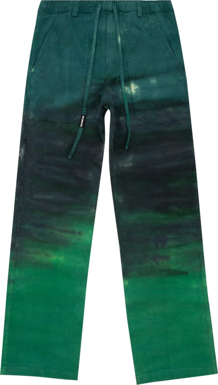 Nahmias Baggy Trousers 'Green Gradient'