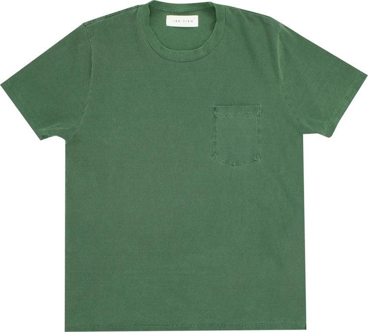 Les Tien Classic Pocket Tee 'Washed Kale'