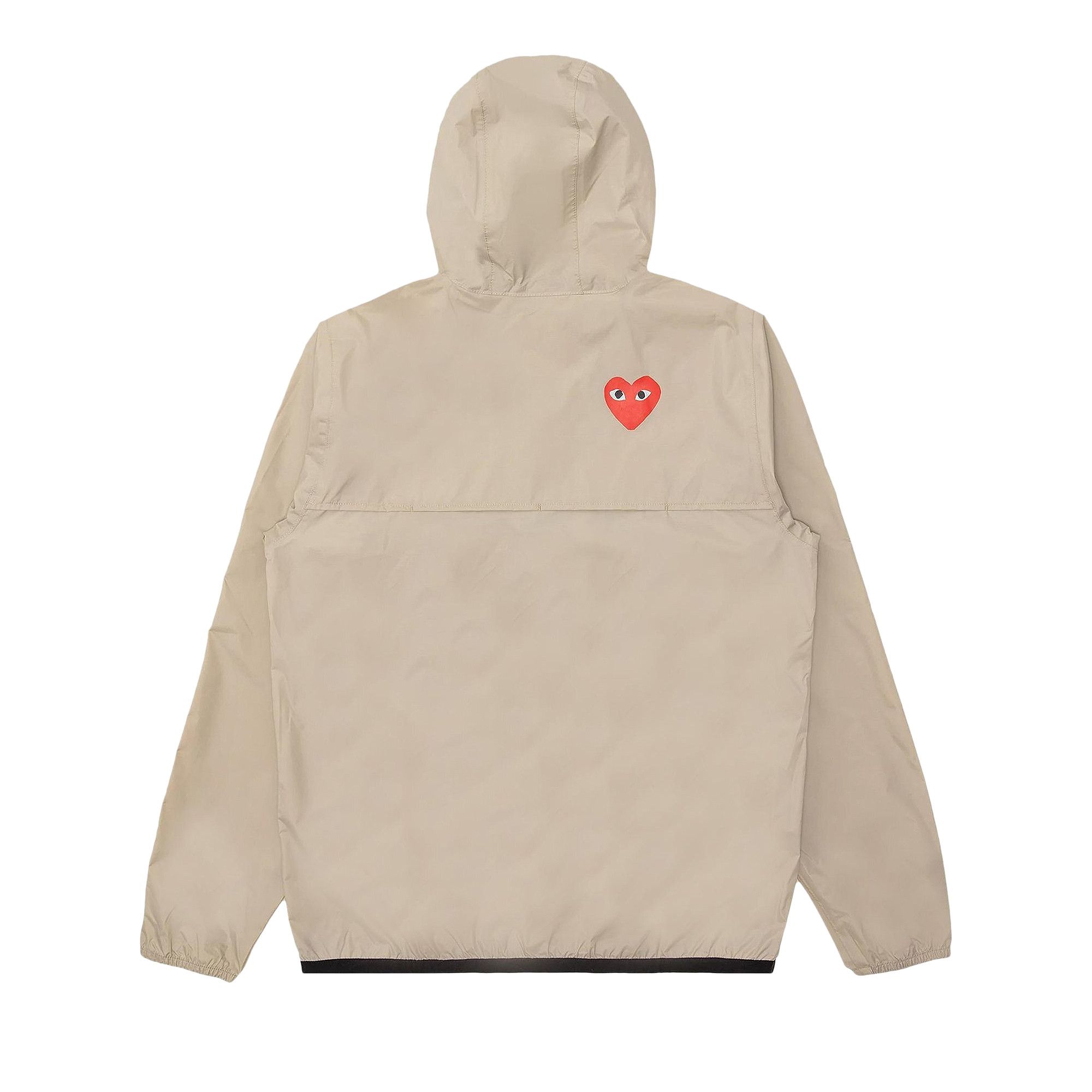 Comme des garcons hoodie beige online