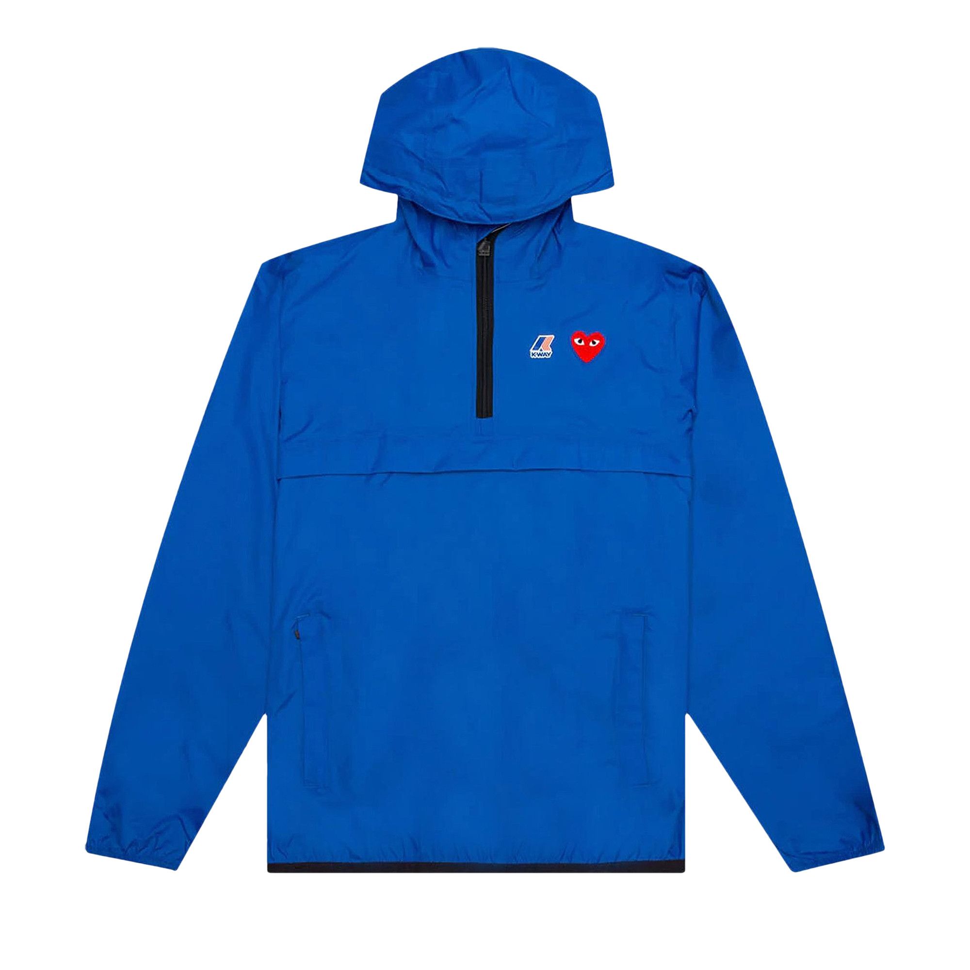 Buy Comme des Garçons PLAY x K Way Half Zip Jacket 'Blue