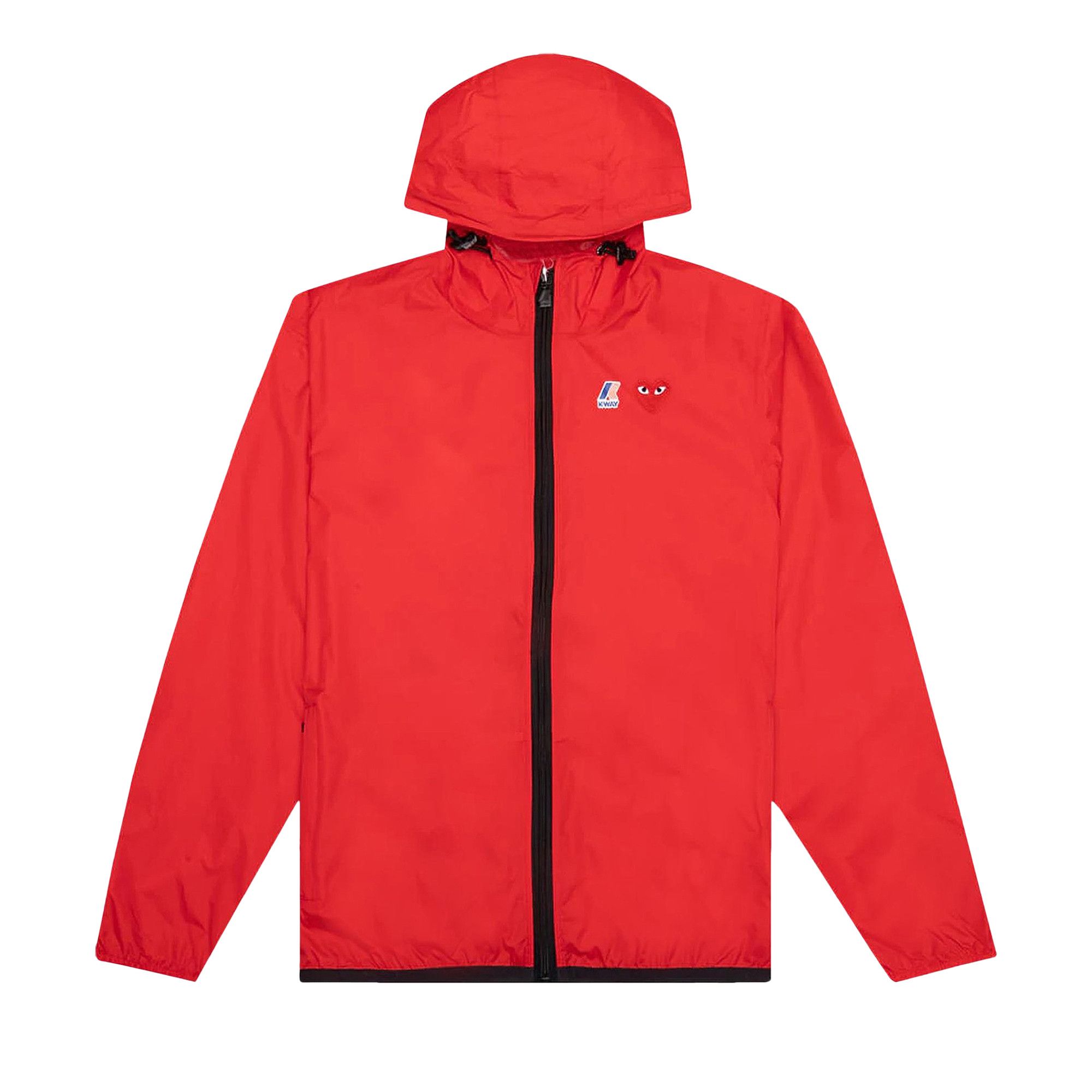 Buy Comme des Garçons PLAY x K Way Full Zip Jacket 'Red