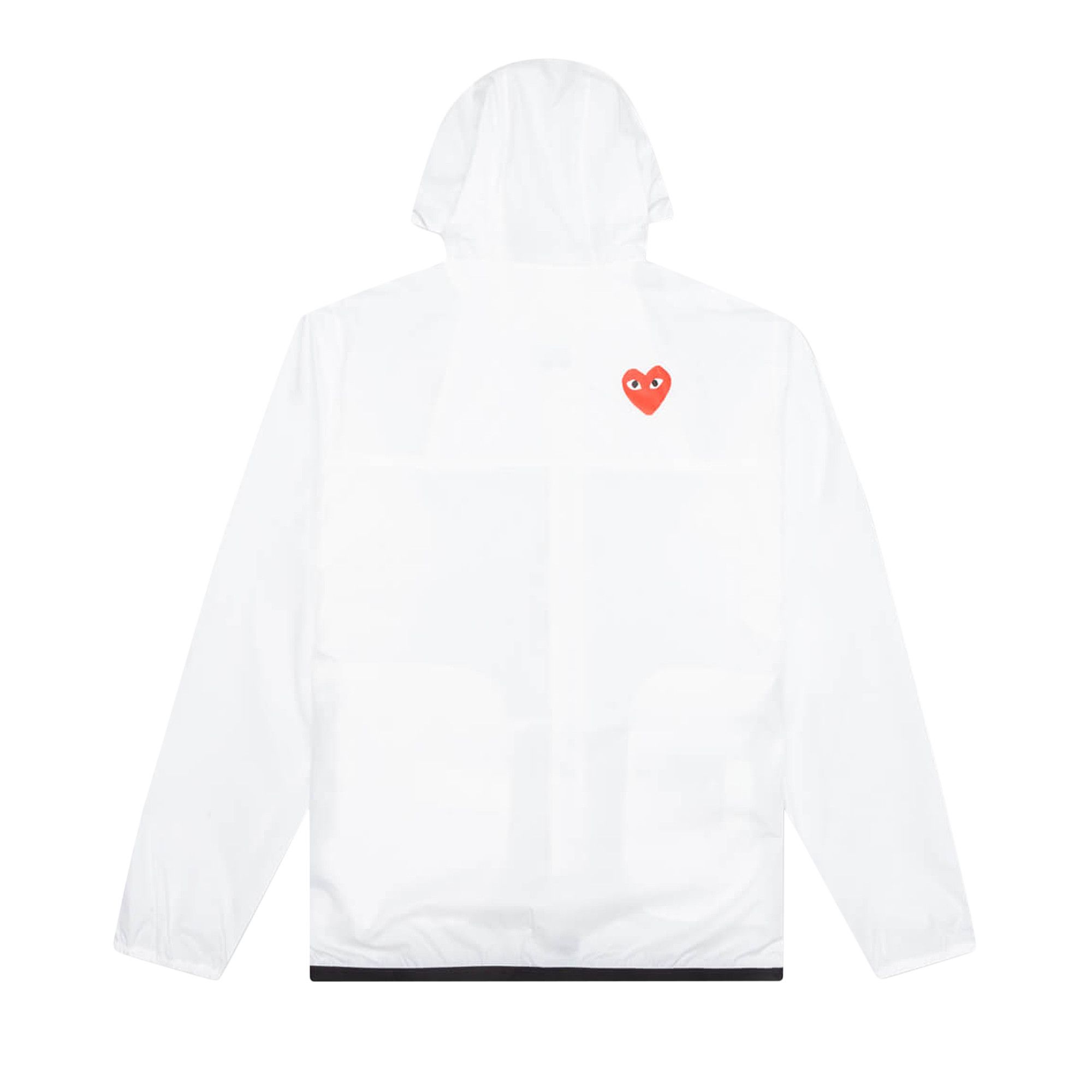 White cdg hoodie new arrivals
