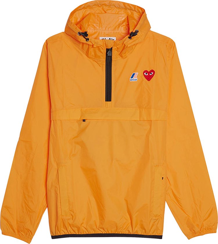 Buy Comme des Garçons PLAY x K Way Half Zip Jacket 'Orange' - AZ J502 ...