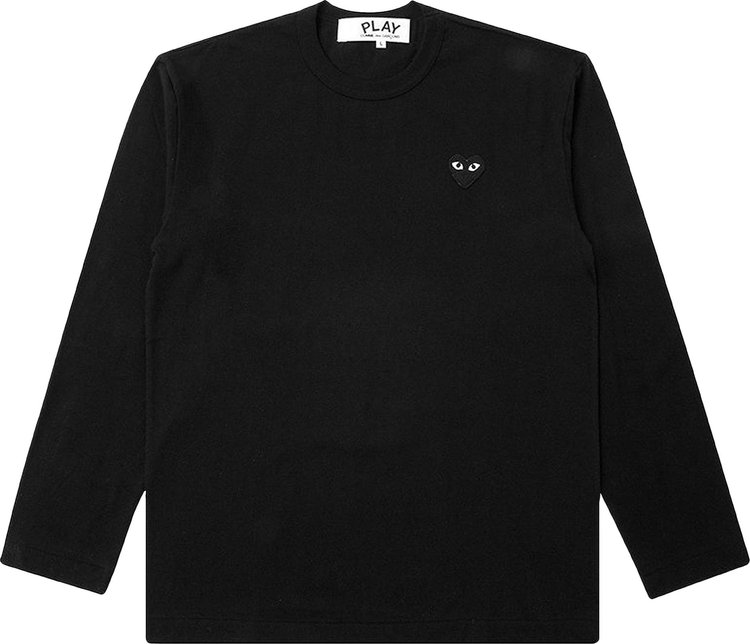 Comme des Garçons PLAY Black Emblem Long-Sleeve T-Shirt 'Black'