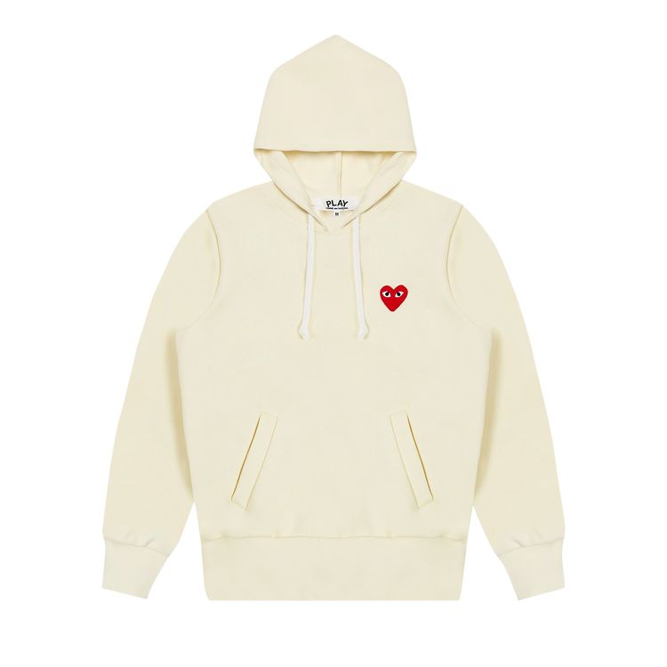Comme des Garcons PLAY Hoodie Ivory