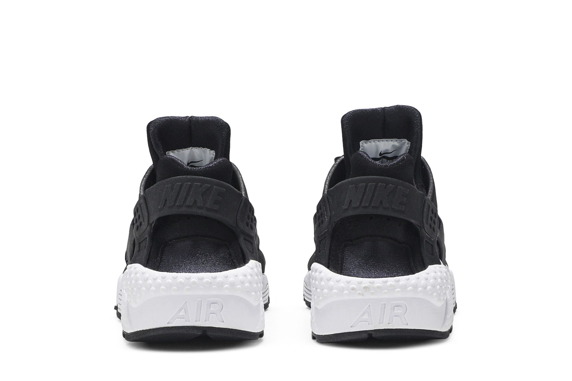nike huarache womens black white