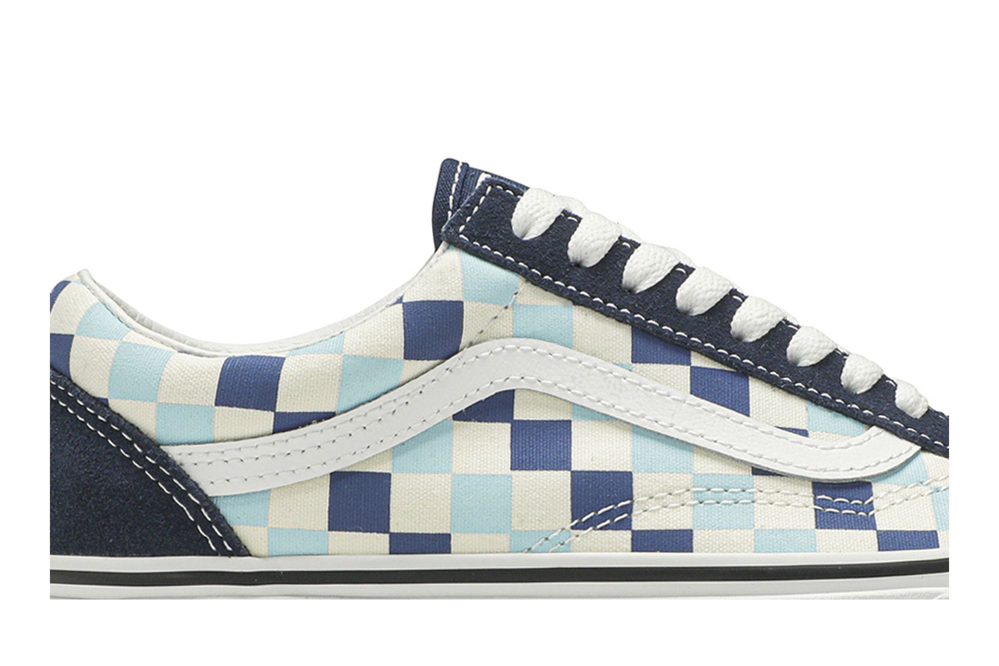 Vans old skool checkerboard blue topaz on sale