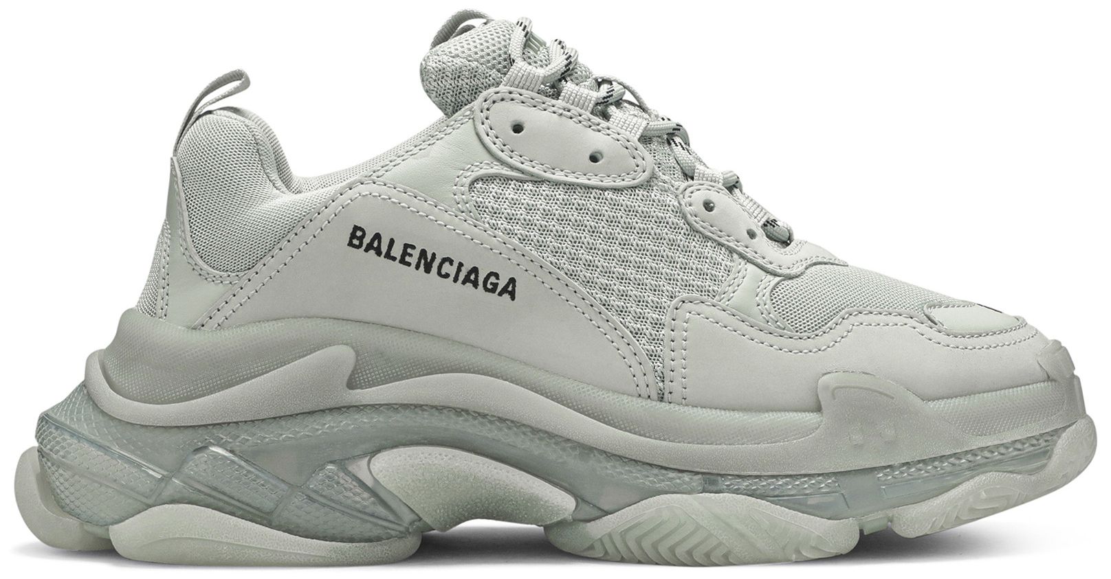 balenciaga triple s clear sole