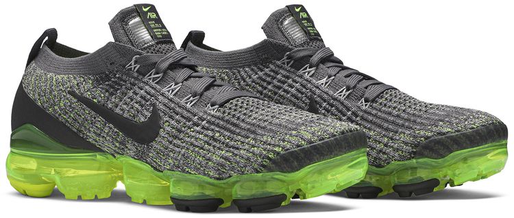 Nike Air VaporMax Flyknit 3 Grey Volt