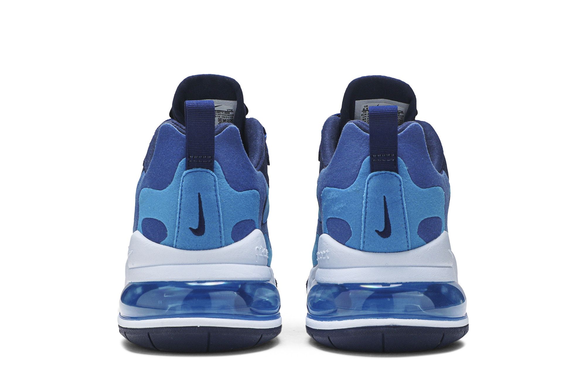 Nike air max 270 react blue void hot sale