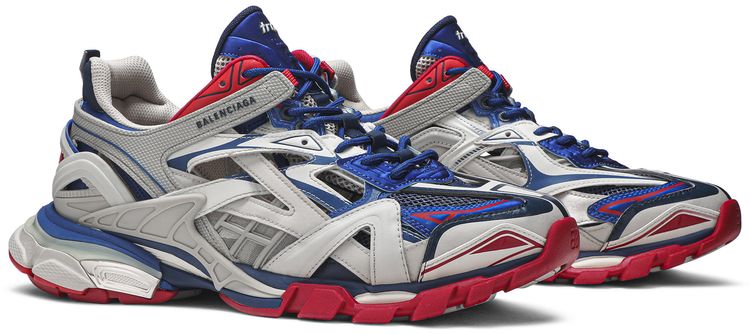 Balenciaga Track 2 Beige Blue Red