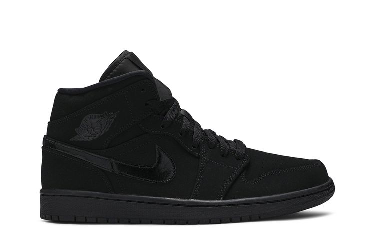 suede jordan 1 black