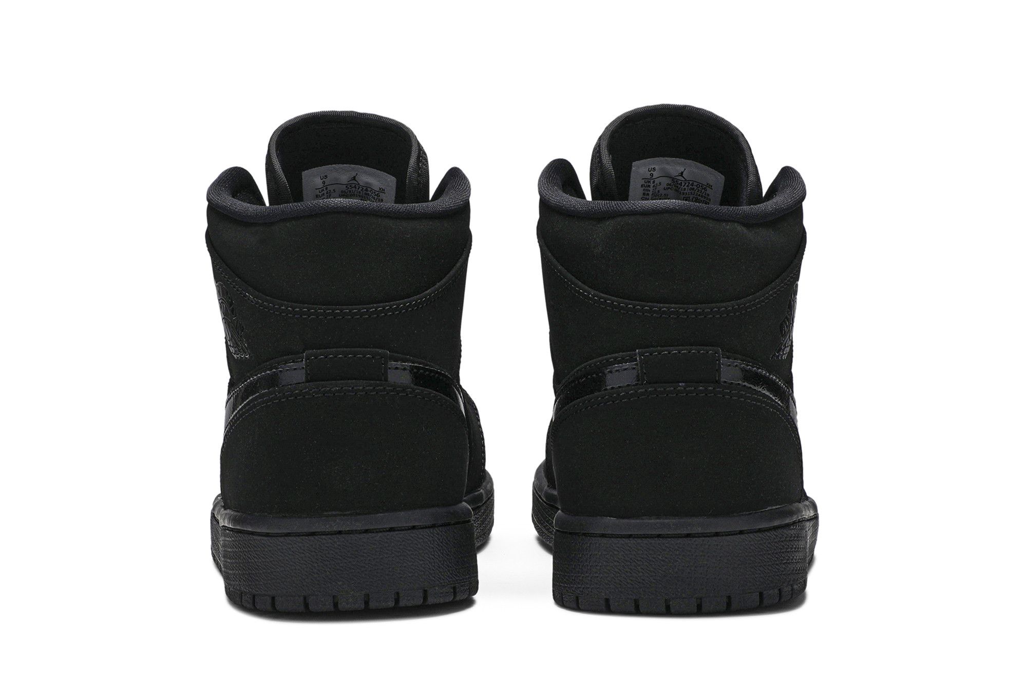 Buy Air Jordan 1 Mid Triple Black Suede 554724 056 GOAT CA