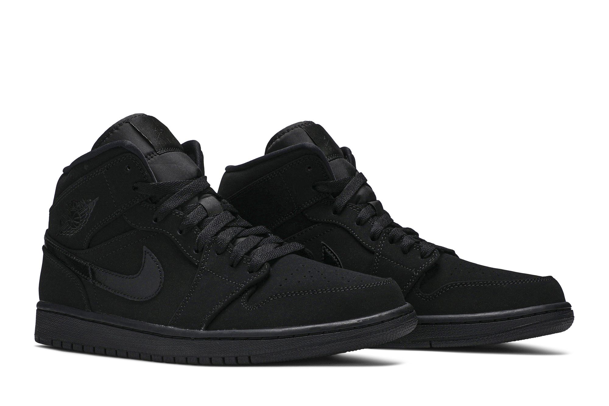 Black air jordan mid outlet