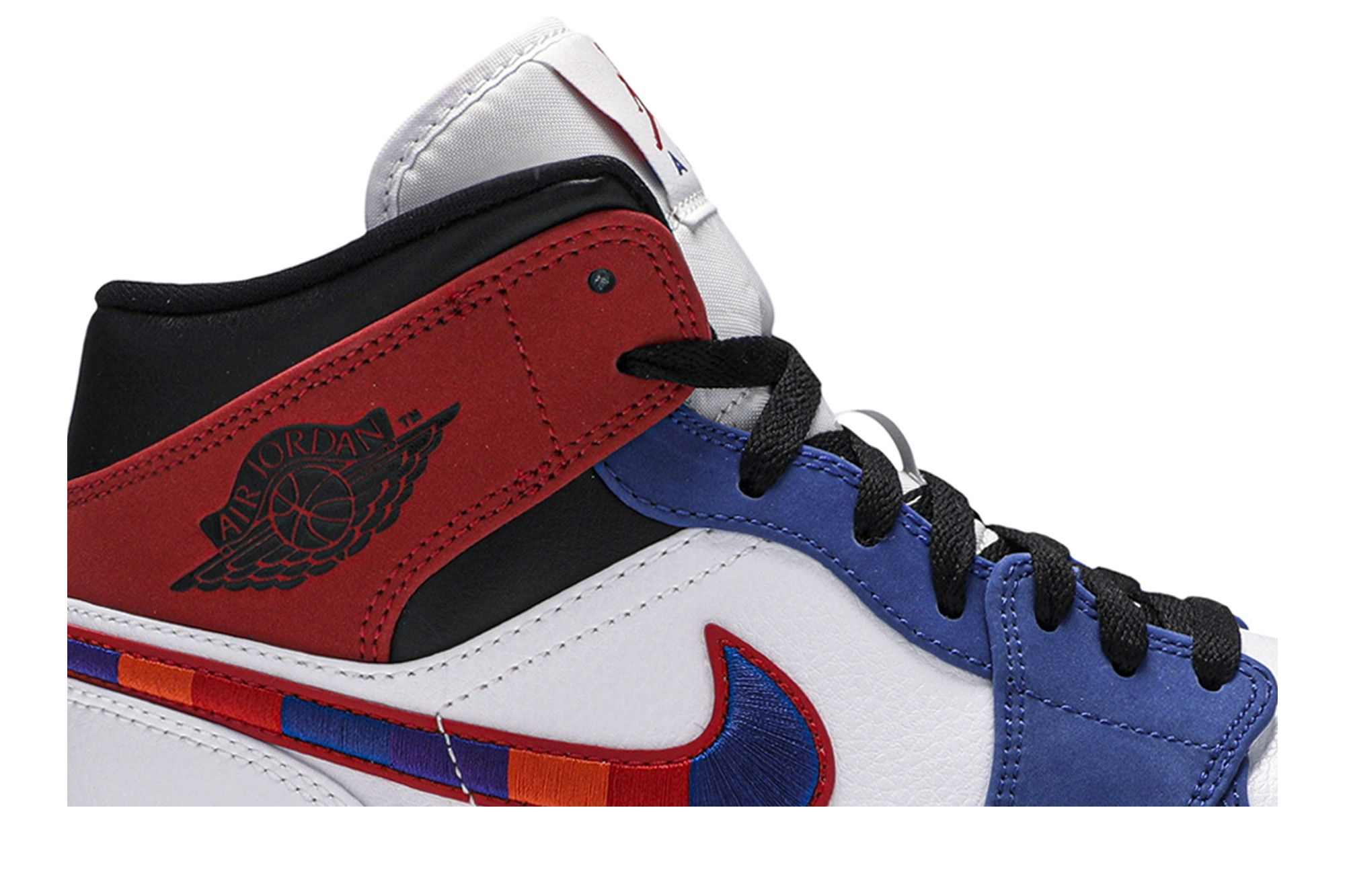 Air jordan 1 mid multicolor swoosh new arrivals