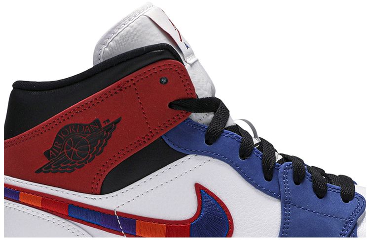 Air Jordan 1 Mid Multicolored Swoosh