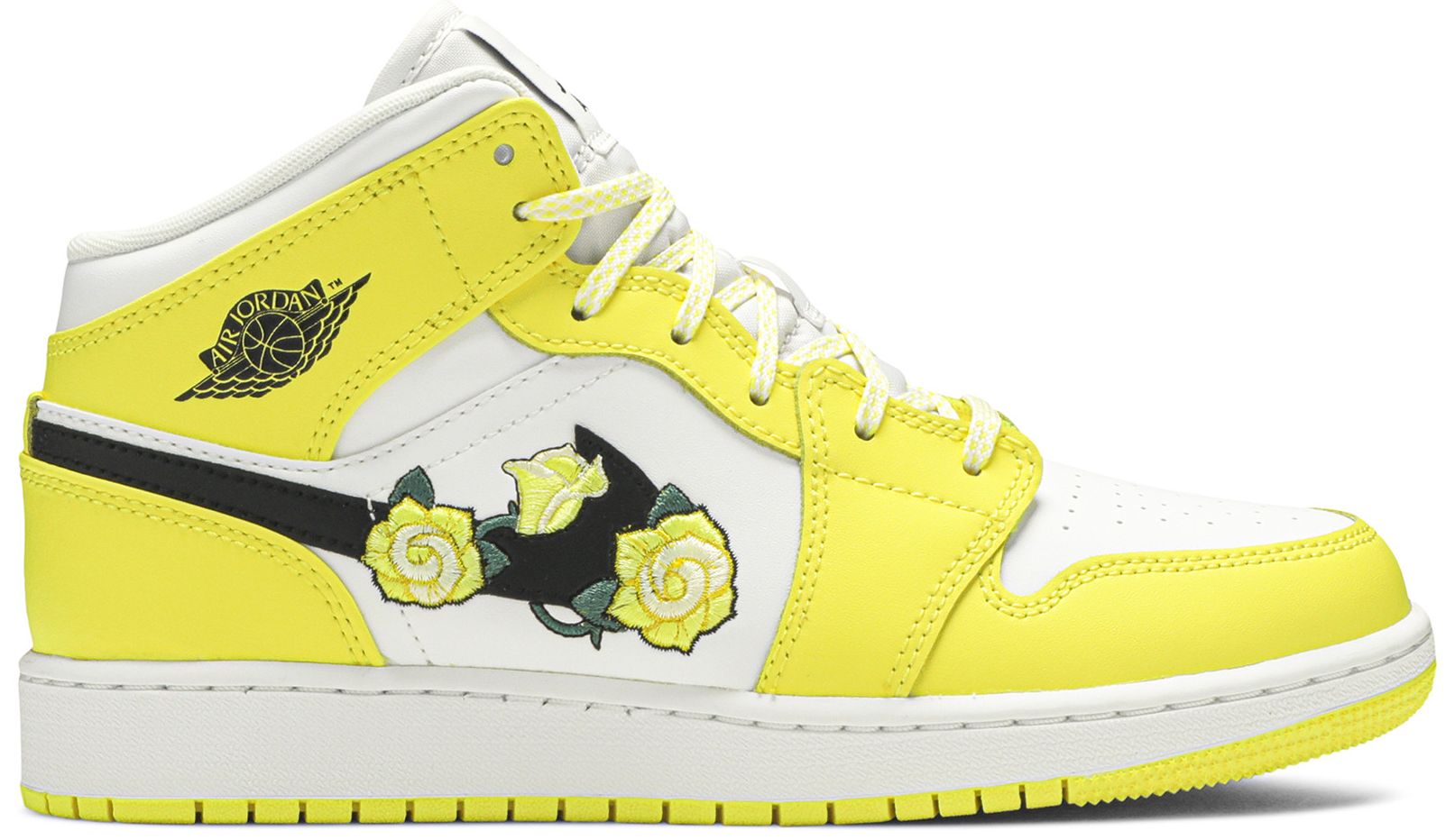 yellow flower jordan 1s
