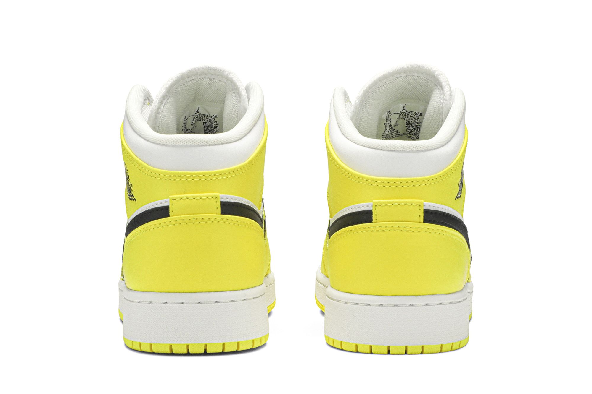 Jordan 1 white dynamic yellow store