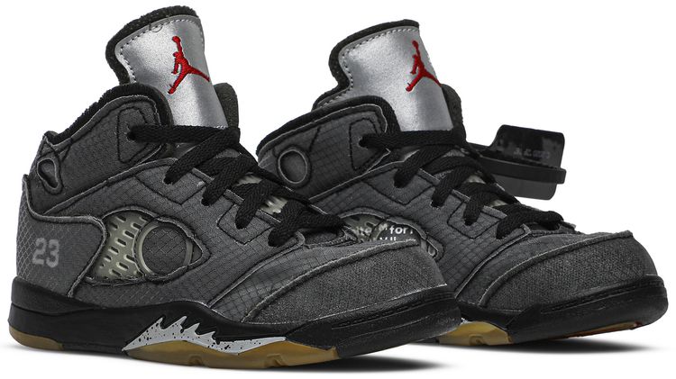Off White x Air Jordan 5 Retro SP TD Muslin