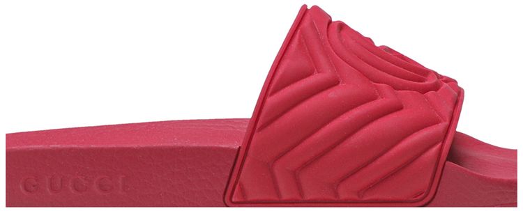 Gucci Logo Slide Red