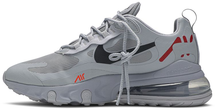 Nike Air Max 270 React Just Do It   Wolf Grey
