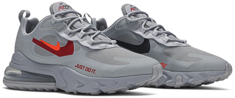 Nike Air Max 270 React Just Do It   Wolf Grey
