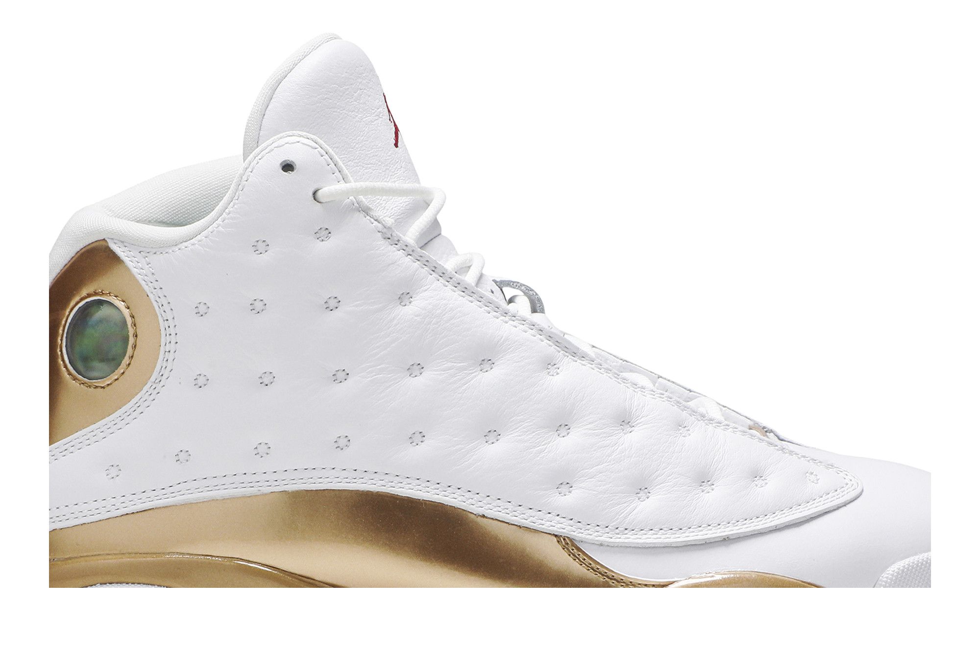 White and gold 13s jordans cheap
