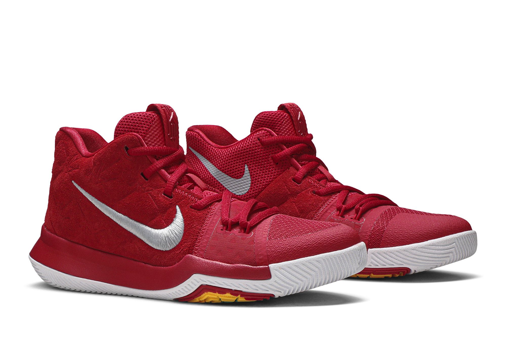 Kyrie 3 red suede price clearance