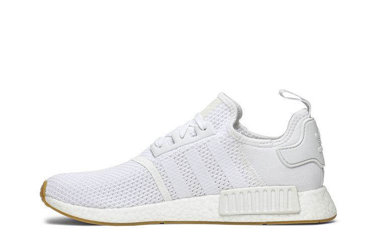 adidas Men's White/Gum Nmd R1 Shoes, Size: 13