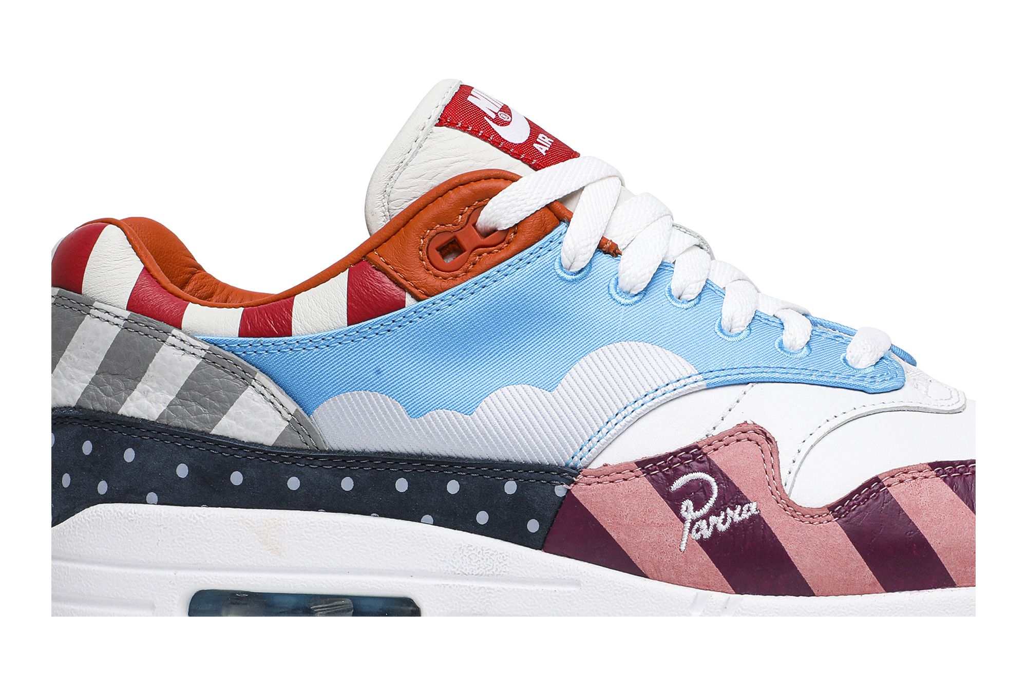 Size 4.0 Parra x Air Max 1 Friends Family