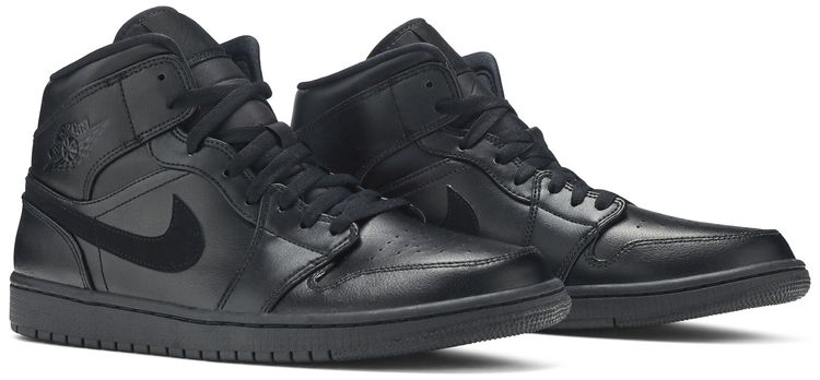 Air Jordan 1 Mid Triple Black