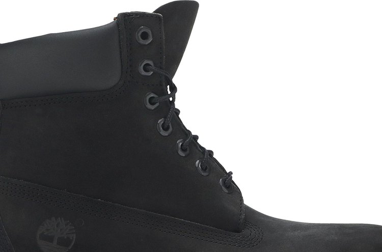 6 Inch Classic Waterproof Boot Wide Black Nubuck