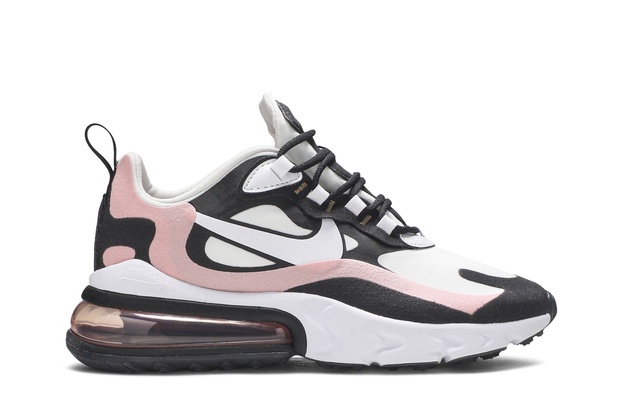 Nike air max 270 react black shop white pink