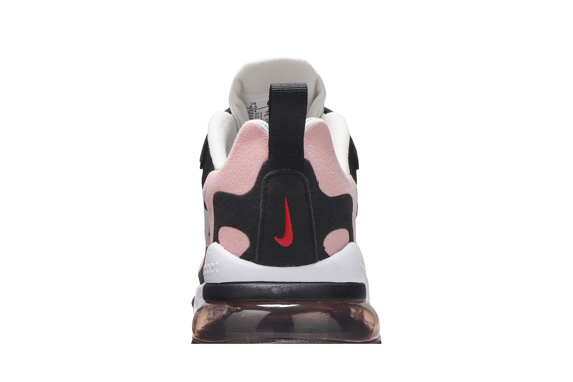 Nike women's air max 270 react shoes - black/coral/gold clearance