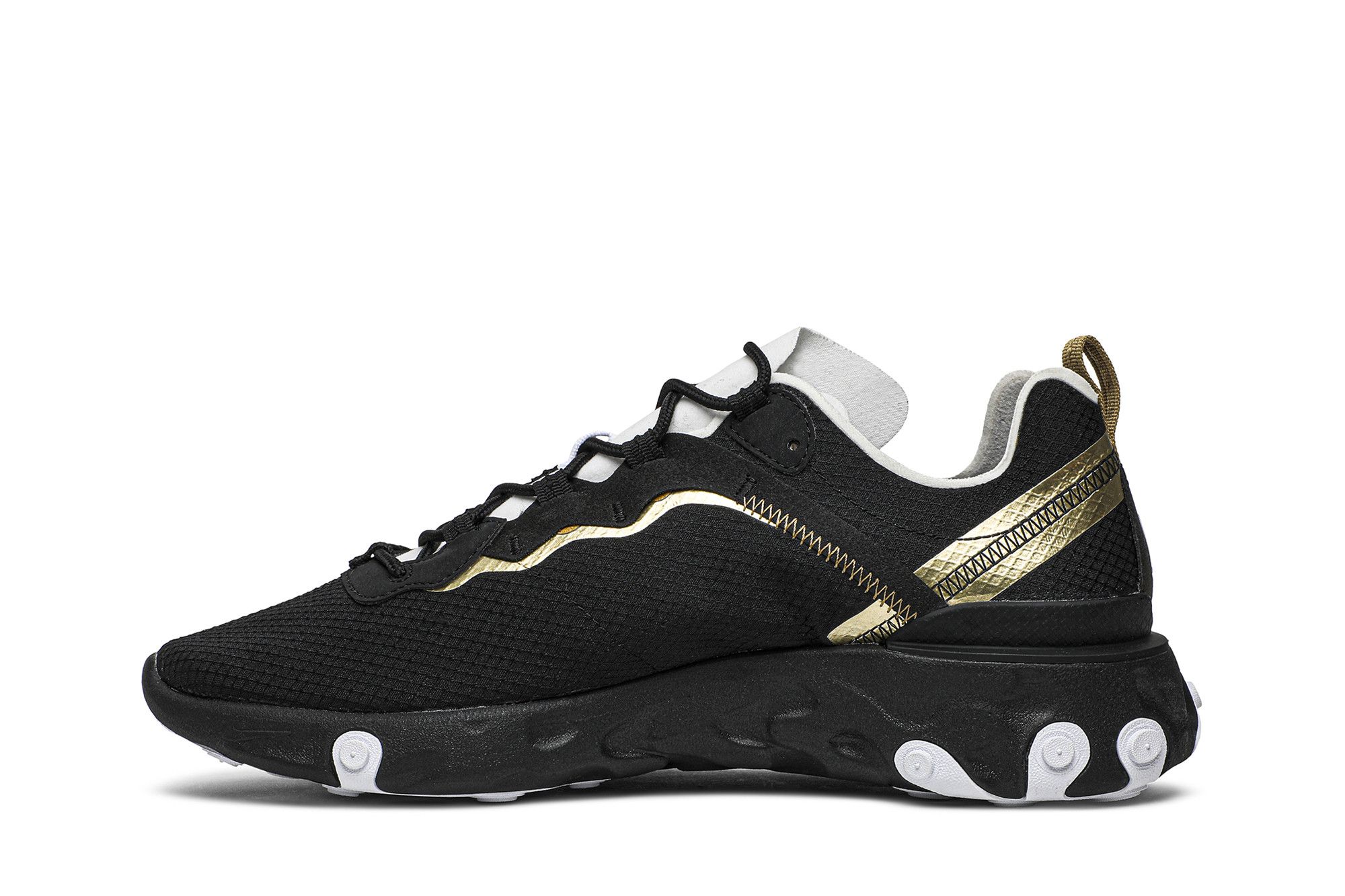 Nike react element 55 metallic gold top