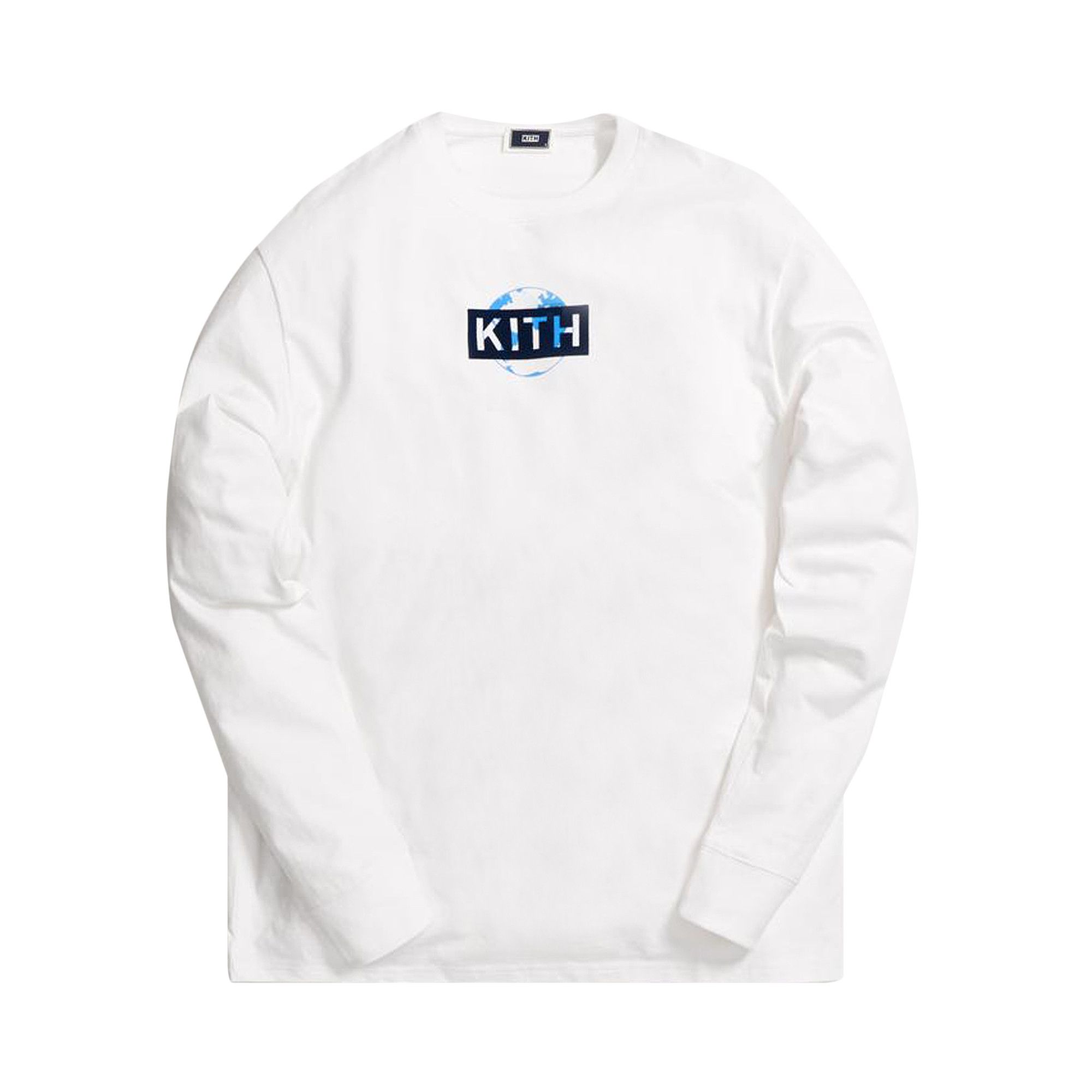 Buy Kith One World Long-Sleeve T-Shirt 'White' - KH3620 101