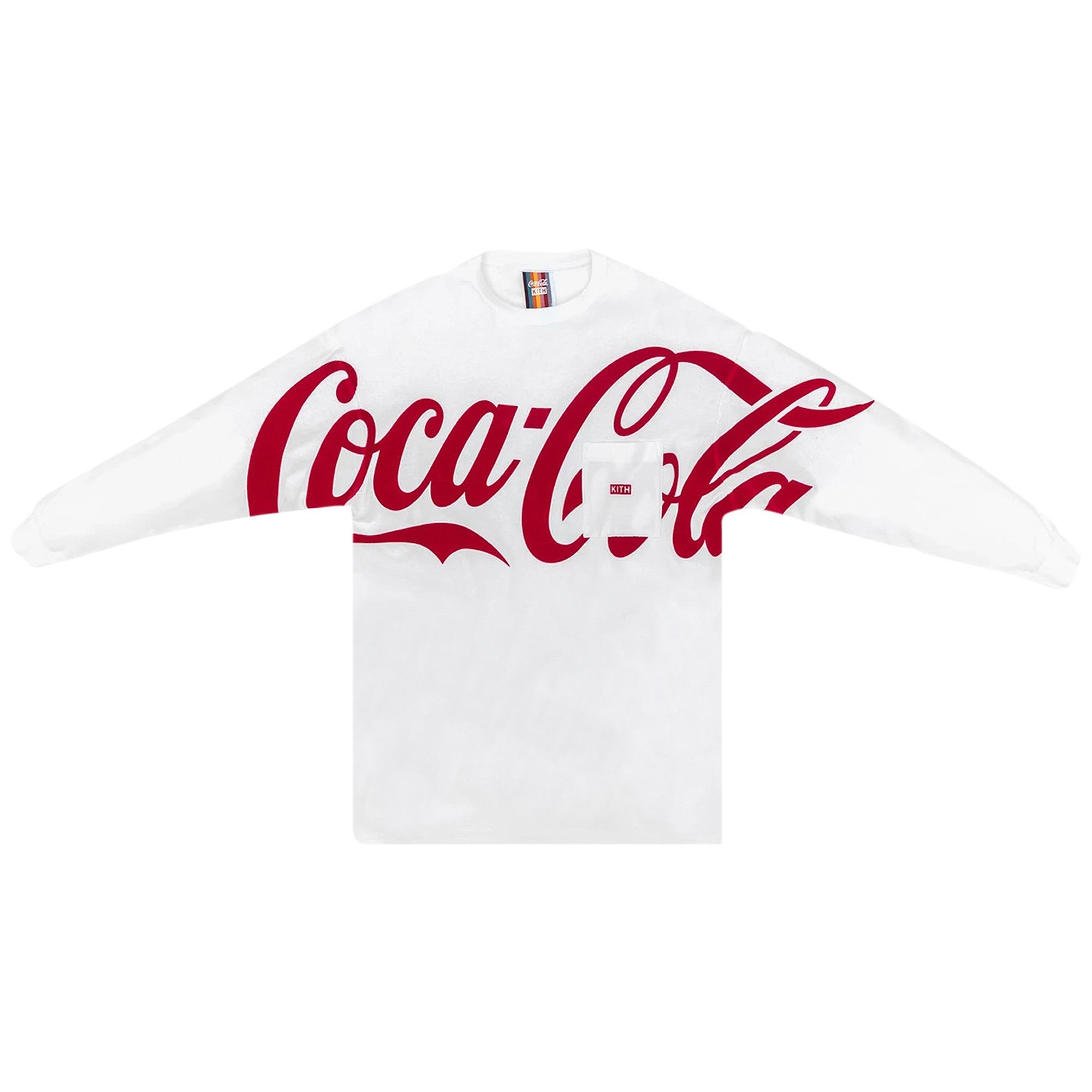正規品 KITH × COCA-COLA アロハ ロゴロングスリーブTシャツ Kith x Coca-Cola Aloha L/S Longsleeve Tee White Size XS Hawaii