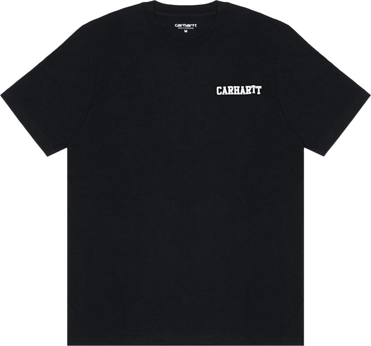 Carhartt WIP Short-Sleeve College Script IT T-Shirt 'Black'