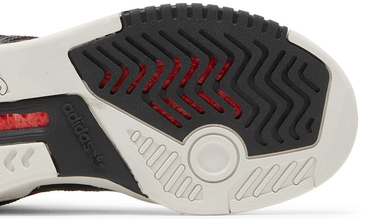 Adidas Drop Step J Black Vivid Red