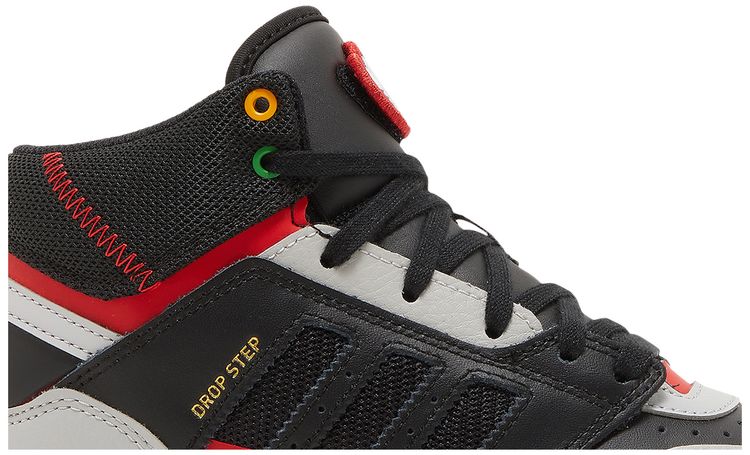 Adidas Drop Step J Black Vivid Red