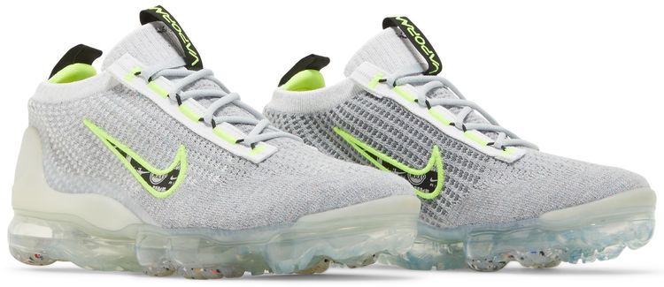 Nike Air VaporMax 2021 Flyknit GS Wolf Grey Volt