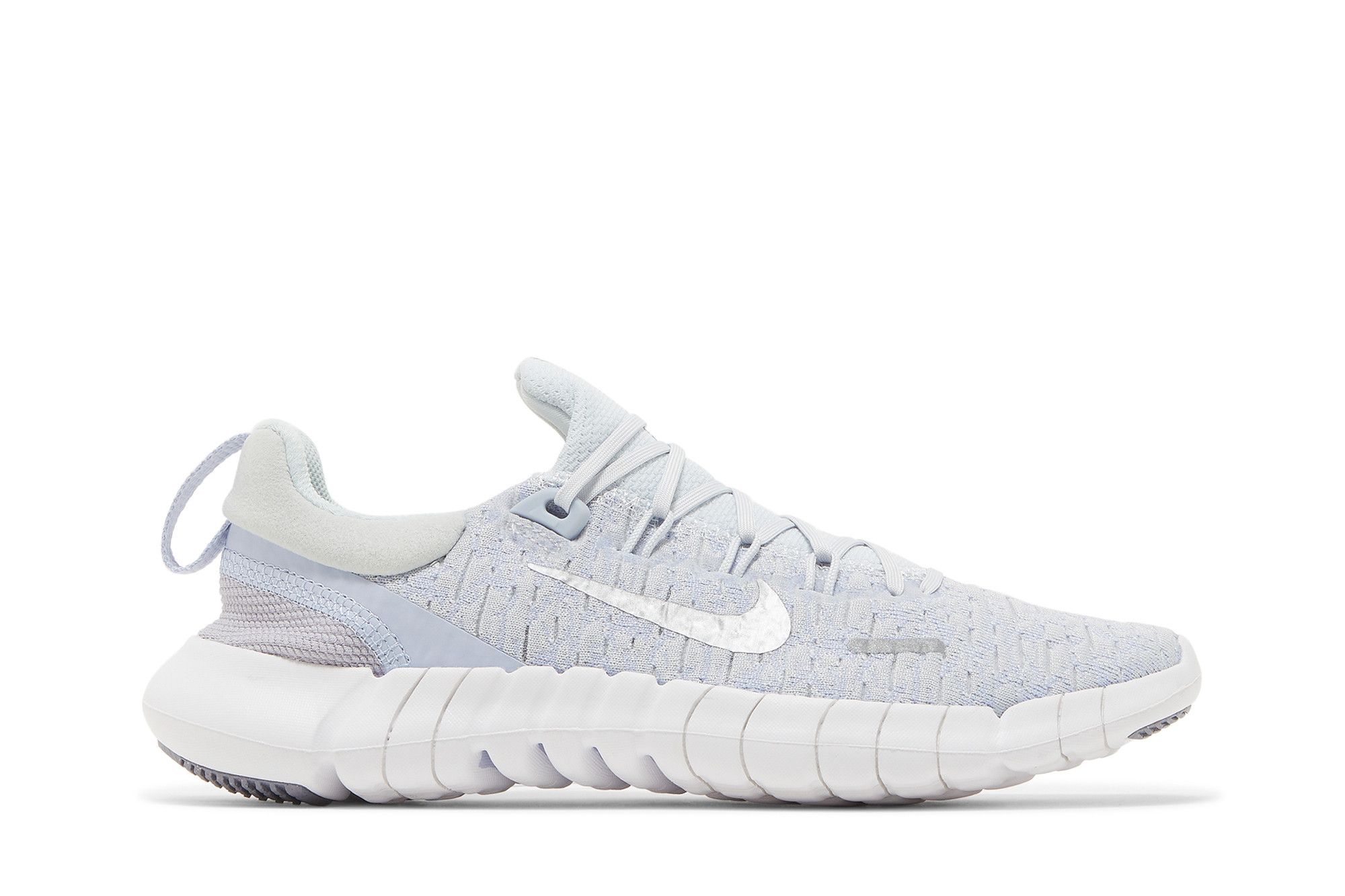 Nike free flyknit 5.0 silver 2025