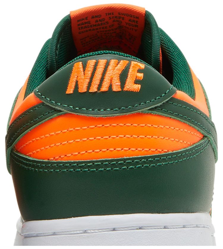 Nike Dunk Low Miami Hurricanes