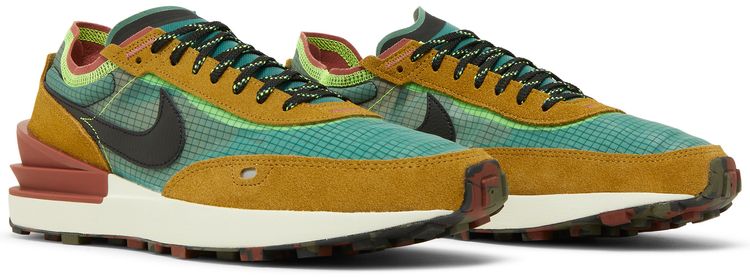 Waffle One SE Camo Soles   Golden Moss