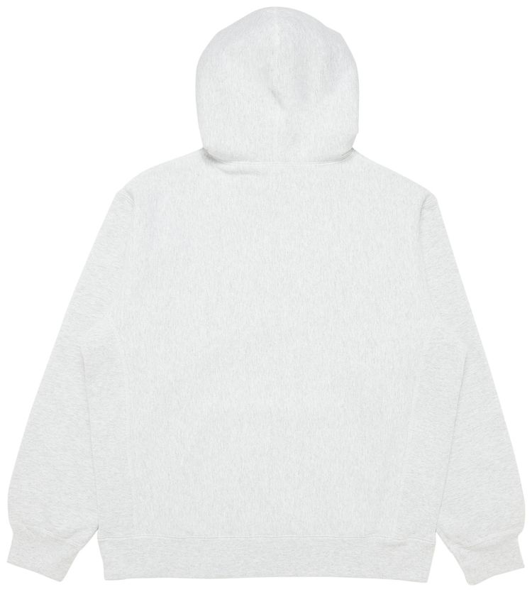 Supreme Raised Handstyle Hooded Sweatshirt Ash Grey